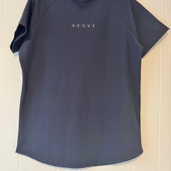 Modern Blue Short Sleeve Tee with Relaxed Fit - Picture 6 of 9